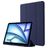 Mobigear Tri-Fold Gel iPad Air 11 polegadas (2024) TPU / Pele sintética Capa livro + Suporte para caneta stylus - Azul escuro