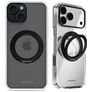 Mobilize 360 Rotating Ring iPhone 15 MagSafe Funda Plástico rígido Carcasa con anillo - Negro