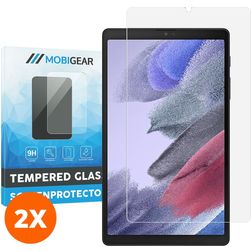 Mobigear Samsung Galaxy Tab A7 Lite Tempered Glass Screen Protector - Case Friendly (2-Pack)