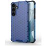 Mobigear Honeycomb Samsung Galaxy S24 Plus Hard Case Back cover Shockproof - Blue