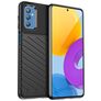 Mobigear Groove Samsung Galaxy M52 TPU flexível Capa traseira - Preto