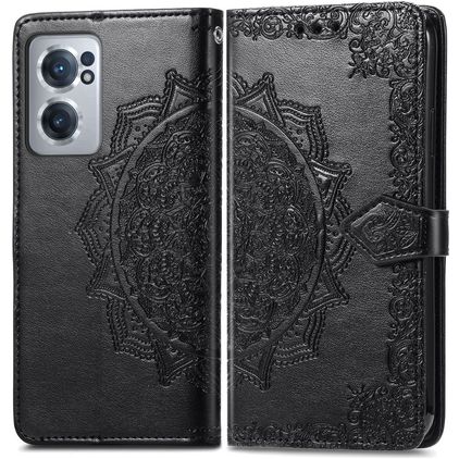 Mobigear Mandala OnePlus Nord CE 2 Plånboksfodral med sedelfack - Svart