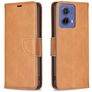 Mobigear Excellent Motorola Moto G85 Funda tipo libro Cartera - Coñac
