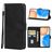 Mobigear Wallet HONOR X8 Lompakkokotelo + Setelitasku - Musta