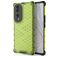 Mobigear Honeycomb HONOR 70 Tvrdý plast Zadní kryt odolný proti nárazům - Zelená