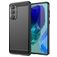 Mobigear Brushed Slim Samsung Galaxy M55 Joustava TPU Suojakuori - Musta