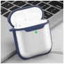 Mobigear Shockproof Funda TPU flexible para Apple AirPods 2 - Azul oscuro