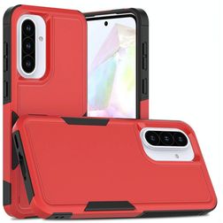 Mobigear Heavy Armor Samsung Galaxy A56 Fodral Hårdplast Skal Stötsäkert - Röd