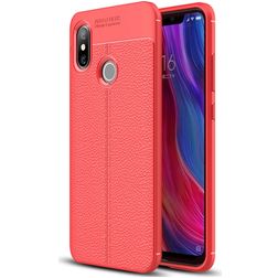 Mobigear Luxury Xiaomi Mi 8 Flexibel TPU Skal - Röd