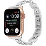 Mobigear Paris Rustfrit stål Apple Watch Urrem Sommerfuglelås - 49/46/45/44 mm - Sølv