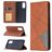 Mobigear Rhombus Slim Samsung Galaxy S20 FE Cover a libro - Marrone