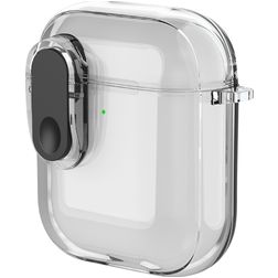 Mobigear Crystal Clip Capa rígida para Apple AirPods 2 - Transparente / Preto