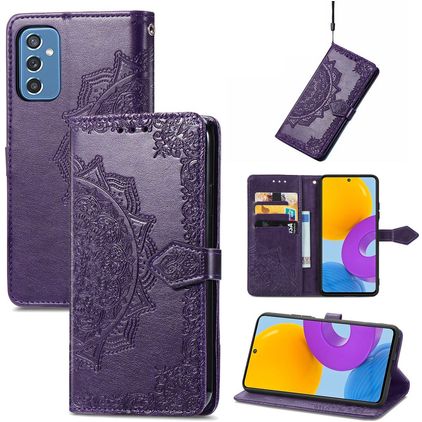 Mobigear Mandala Samsung Galaxy M52 Etui z klapką typu portfel - Fioletowy