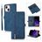 Mobigear Zipper iPhone 14 Wallet case - Blue