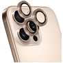 Mobiparts iPhone 16 Pro Max Aluminium Ochrona obiektywu - Kompatybilna z etui - Różowe złoto