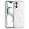 Mobigear Shockproof iPhone 16 MagSafe Elastyczne TPU Etui plecki - Biały