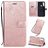 Mobigear Butterfly Xiaomi Redmi Note 8T Wallet case - Rose Gold