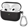 Mobigear Classic Apple AirPods 3 Cover Fleksibel Silikone - Sort