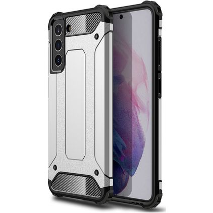 Mobigear Outdoor Samsung Galaxy S21 FE Hardcase Back cover Antiurto - Argento