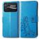 Mobigear Clover POCO C40 Funda tipo libro Cartera - Azul