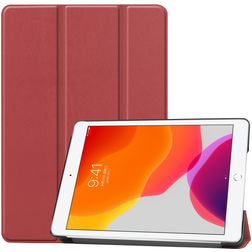 Mobigear Tri-Fold iPad 7 (2019) Knížkové pouzdro - Vínová