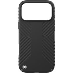 Speck Presidio2 Grip iPhone 18 Pro Max MagSafe Hårdt Bagsidecover Stødsikkert - Sort