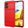 Mobigear Brushed Slim POCO M5 Flexibilní TPU Zadní kryt - Červená