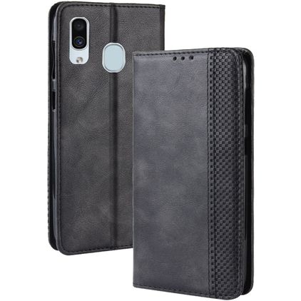 Mobigear Sensation Samsung Galaxy A20e Wallet case - Black