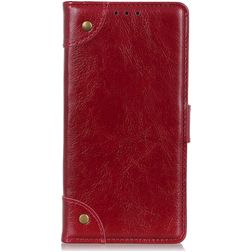 Mobigear Ranch Motorola Moto G60s Capa livro Carteira - Bordô