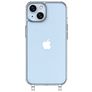 Mobigear Mix & Match Transparent iPhone 14 Flexibel TPU Skal med rem - Transparent