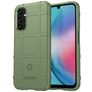 Mobigear Rugged Shield Samsung Galaxy S23 FE TPU flexível Capa traseira Antichoque - Verde