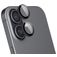 Mobiparts iPhone 17 Pro Tempered Glass Camera Lens Protector - Case Friendly - Black