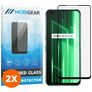 Mobigear Premium Realme X50 Cristal templado Protector de pantalla - Compatible con fundas - Negro (pack de 2)