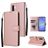 Mobigear Wallet Samsung Galaxy A57 Cover a libro portafoglio - Oro rosa