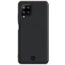 Valenta Snap Samsung Galaxy A12 Ægte læder Bagsidecover - Sort