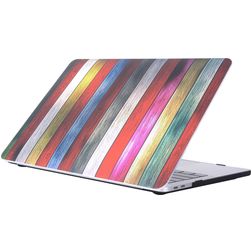 Mobigear Design Wood MacBook Pro 15 pulgadas (2016-2019) Carcasa rígida para MacBook - Model 3 - Modelo A1707 / A1990