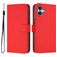 Mobigear Urban Wallet iPhone 16 Plus Cover a libro portafoglio - Rosso