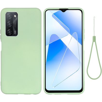 Mobigear Rubber Touch OPPO A54 Silikon Skal - Grön