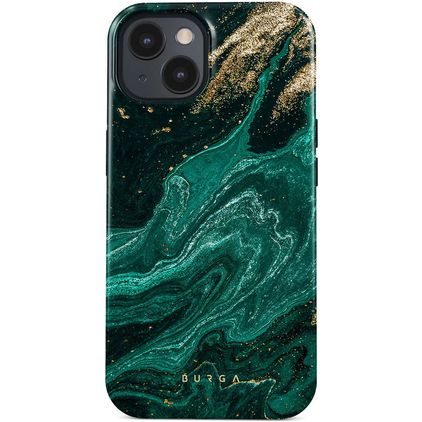 Burga Tough iPhone 16 MagSafe Hard Case Back cover Shockproof - Emerald Pool