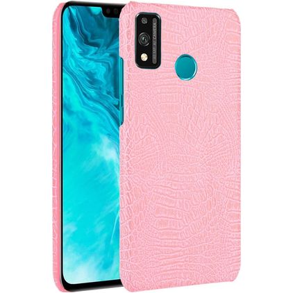 Mobigear Croco HONOR 9X Lite Fodral Hårdplast Skal - Rosa