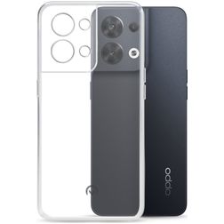 Mobilize Gelly Trasparente OPPO Reno 8 Pro TPU flessibile Back cover - Trasparente