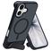 Mobiparts Hardcover iPhone 17 MagSafe Hårdt Bagsidecover med Stander - Satin Black