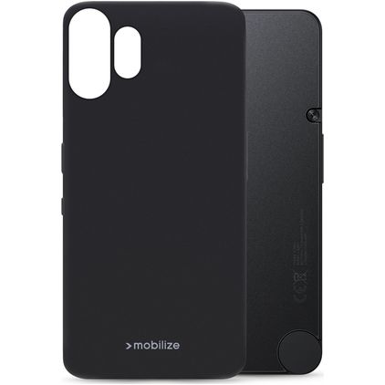 Mobilize Rubber Gelly Nothing Phone (2) Pro Flexibilní TPU Zadní kryt - Černá