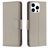 Mobigear Excellent iPhone 16 Pro Max Wallet case - Grey