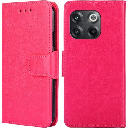 Mobigear Wallet OnePlus 10T Wallet case - Magenta