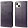 Mobigear Flowers iPhone 14 Funda tipo libro Cartera - Morado