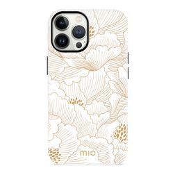 MIO iPhone 13 Pro MagSafe Hard Case Back cover - White Roses