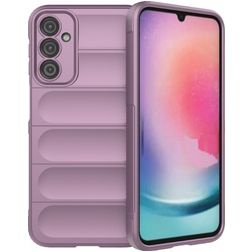 Mobigear Bumpy Samsung Galaxy A24 Flexibel TPU Skal - Lila