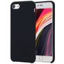 Mobigear Rubber Touch iPhone 8 Silikon Etui plecki - Czarny