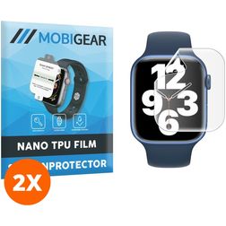 Mobigear Apple Watch - 45 mm Hydrogelová fólie TPU Ochrana displeje - kompatibilní s pouzdry (2 ks)